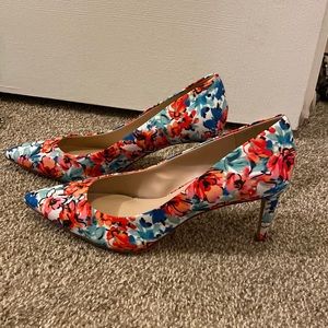 Kelly & Katie floral heels